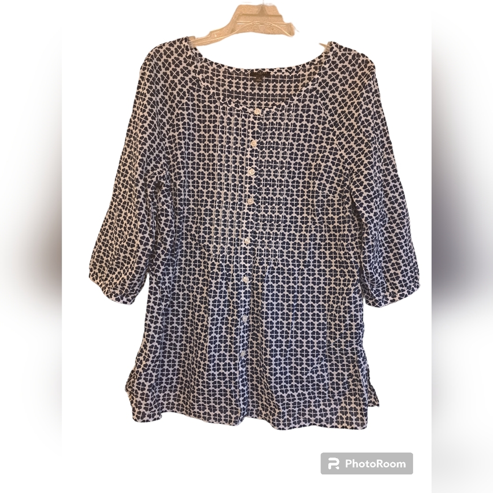 Talbots cotton blouse